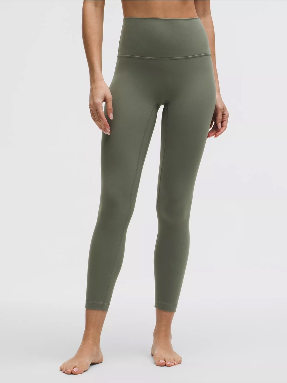 NWOT Lululemon Align High-Rise Pant 25" Olive Leggings Athleisure | Size 6